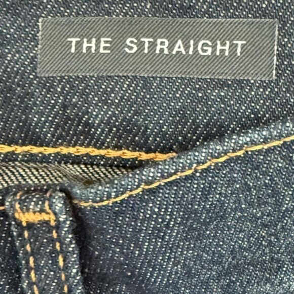 7 For All Mankind The Straight Classic Dark Blue Jeans Los Angeles Men’s Size 30 - Picture 3 of 15